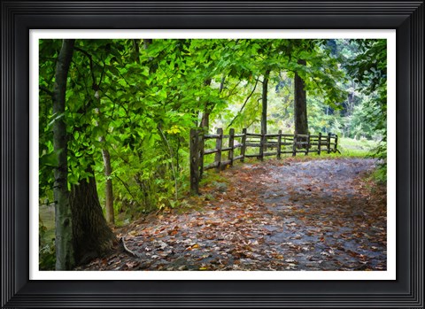 Framed Laurels Pathway Print