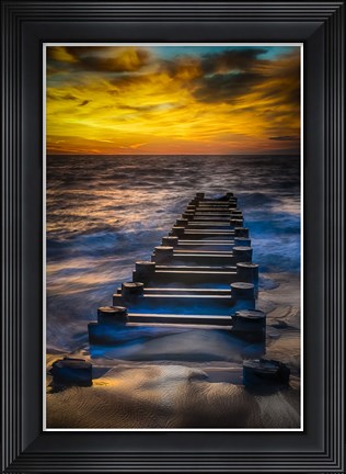 Framed Outfall at Sunrise #2 Print