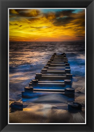 Framed Outfall at Sunrise #2 Print