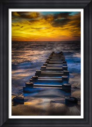 Framed Outfall at Sunrise #2 Print