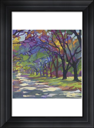 Framed Sunny Oaks Print