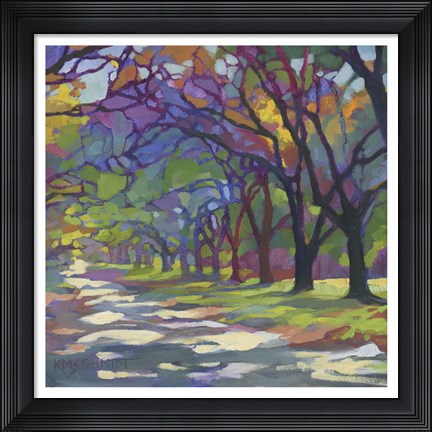 Framed Sunny Oaks Print