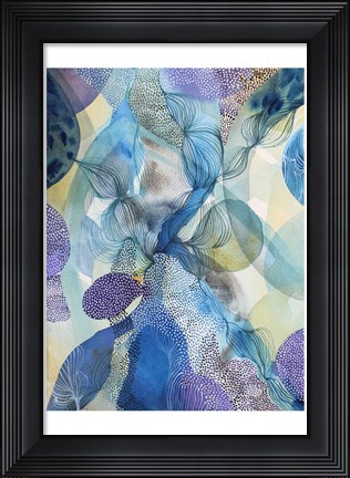Framed Water Series Whirl Print