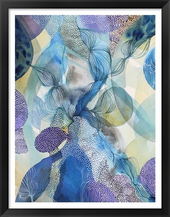 Framed Water Series Whirl Print