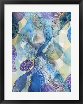 Framed Water Series Whirl Print