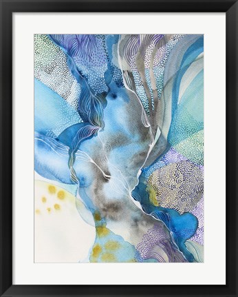 Framed Water Series in The Flow Print