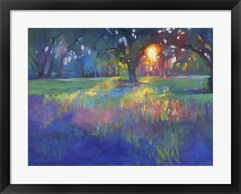 Framed Lingering Light Print