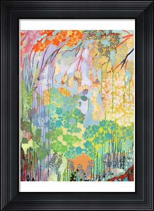 Framed Summer Rain B Print