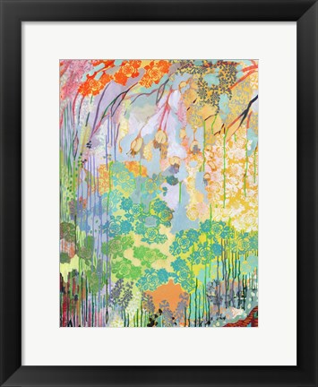 Framed Summer Rain B Print