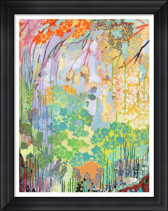 Framed Summer Rain B Print