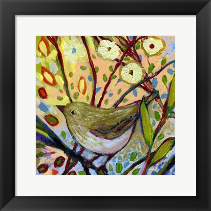 Framed Modern Bird IV Print