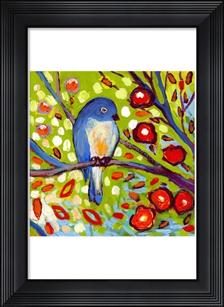 Framed Modern Bird III Print
