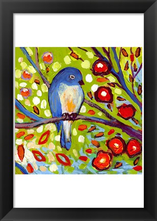 Framed Modern Bird III Print