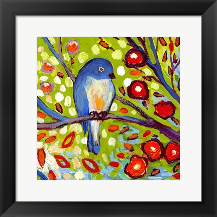 Framed Modern Bird III Print