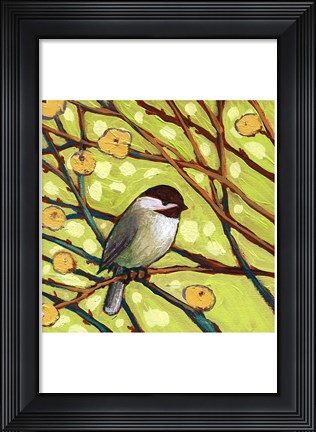 Framed Modern Bird I Print