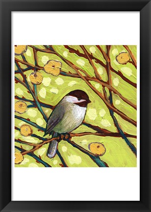 Framed Modern Bird I Print