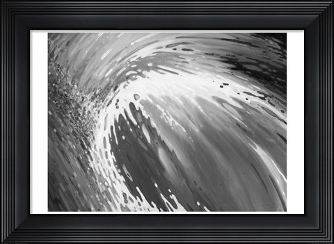 Framed Sweeping Wave Print