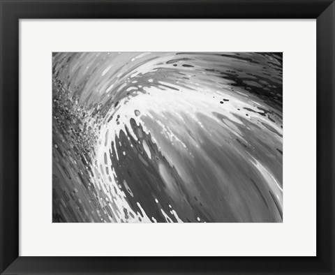 Framed Sweeping Wave Print