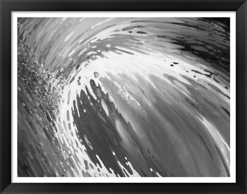 Framed Sweeping Wave Print