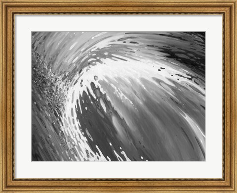 Framed Sweeping Wave Print