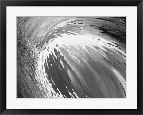 Framed Sweeping Wave Print