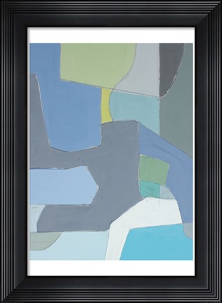 Framed Sea Ranch Color I Print