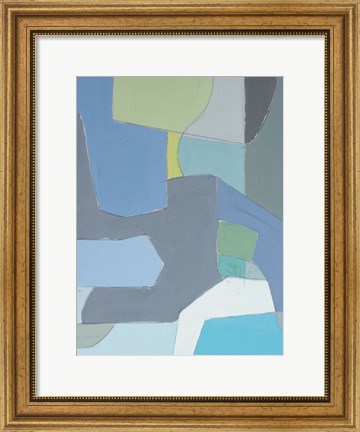 Framed Sea Ranch Color I Print