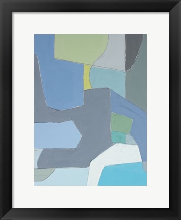 Framed Sea Ranch Color I Print