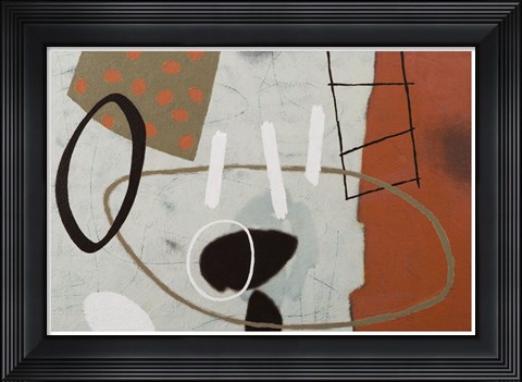 Framed Playful Thoughts 2 Print