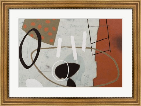 Framed Playful Thoughts 2 Print