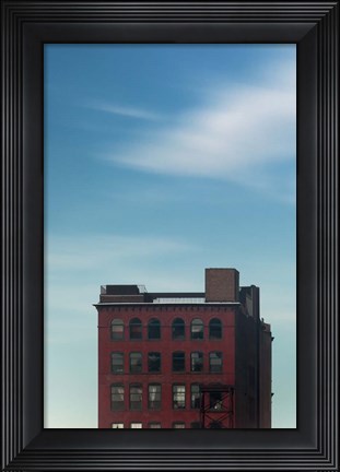 Framed Love Goes To Buildings On Fire Print