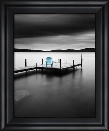 Framed Blue Spot Print