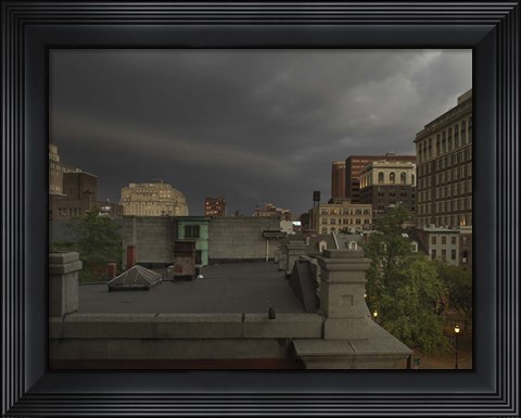 Framed Halloween Eve, Philadelphia Print