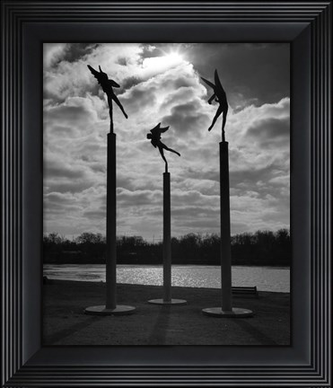 Framed Harpies II Print