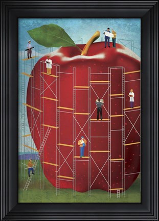 Framed Apple Print
