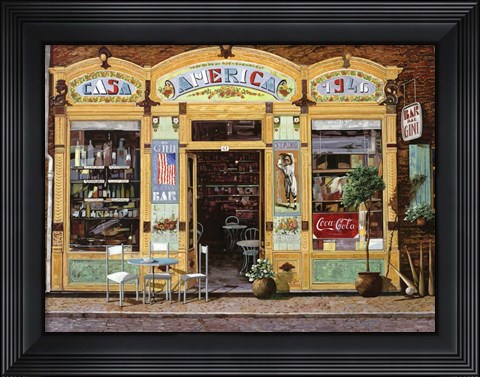 Framed Casa America Print