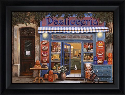 Framed La Pasticceria Print
