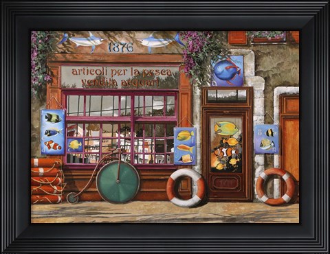 Framed Lezione Di Acquario Print