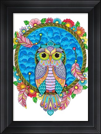 Framed Night Owls 21 Print