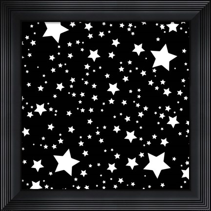 Framed Stars Print