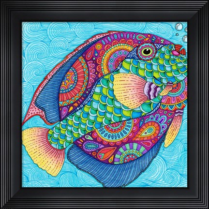 Framed Tropical Paradise 9 Print