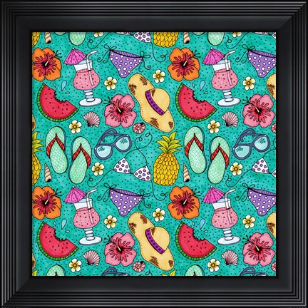 Framed Tropical Paradise 12 Print