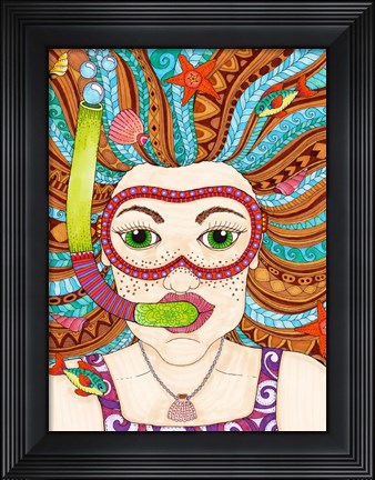 Framed Tropical Paradise 10 Print