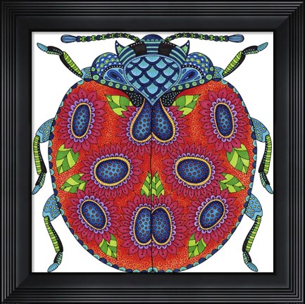 Framed Winged Things 4 Print
