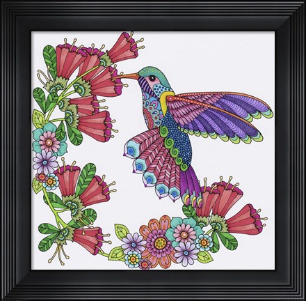 Framed Winged Things 12 Print