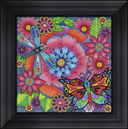 Framed Winged Things 17 Print