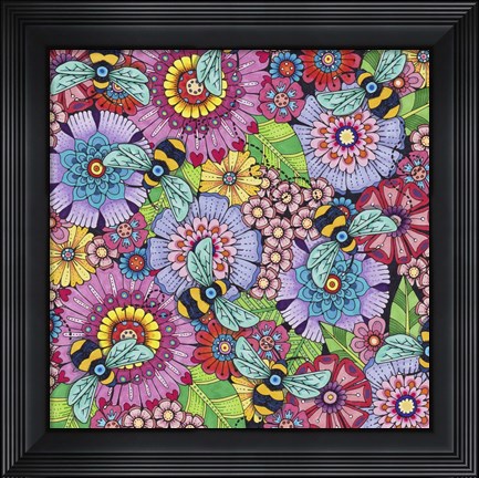 Framed Winged Things 24 Print