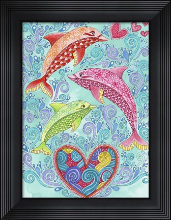 Framed Tropical Paradise 17 Print