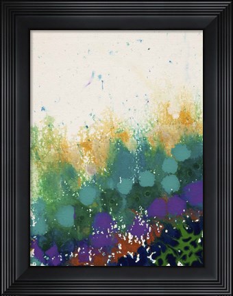 Framed Abstract Garden 2 Print