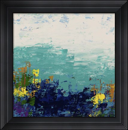 Framed Blue Lake 4 Print